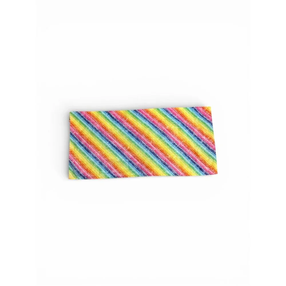Handmade Rainbow Stripe Valance Curtains Set Of 3 39